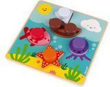 Развивающая деревянная игра Janod "Подводный мир" J05324 &ndash; обучение, моторика, логика, творчество J05324 фото