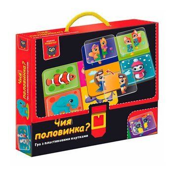 Розвиваюча гра Vladi Toys VT1302-30 Чия половинка? &ndash; логіка та увага для дітей 3-6 років VT1302-30 фото