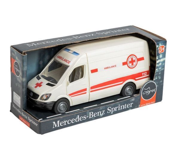 Машина скорой помощи Tigres Mercedes-Benz Sprinter 39664 детская машинка белая 39664 фото