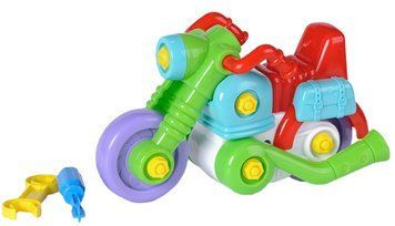 Конструктор із викруткою Мотоцикл. Toys-plast ІП.30.002 ИП.30.002 фото