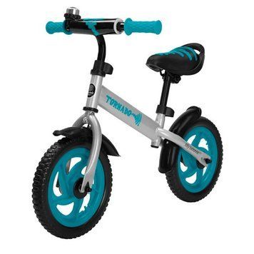 Беговел BALANCE TILLY Tornado T-21255/3 Azure 12", стальная рама, EVA-колеса, от 2 до 5 лет, регулируемое сиде T-21255/3 Azure фото