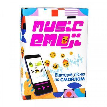 Настольная игра Strateg Music Emoji развлекательная на украинском языке (30249) 30249 30249 фото