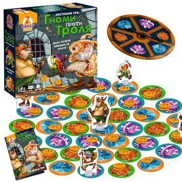 Настільна гра Vladi Toys &laquo;Гноми проти троля&raquo; VT8055-36, сімейна дитяча гра 7+ VT8055-36 фото