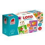 Деревянная настольная игра Лото Кошки и собаки Roter Kafer RW4011 для детей 4 карты 16 фишек  RW4011 фото
