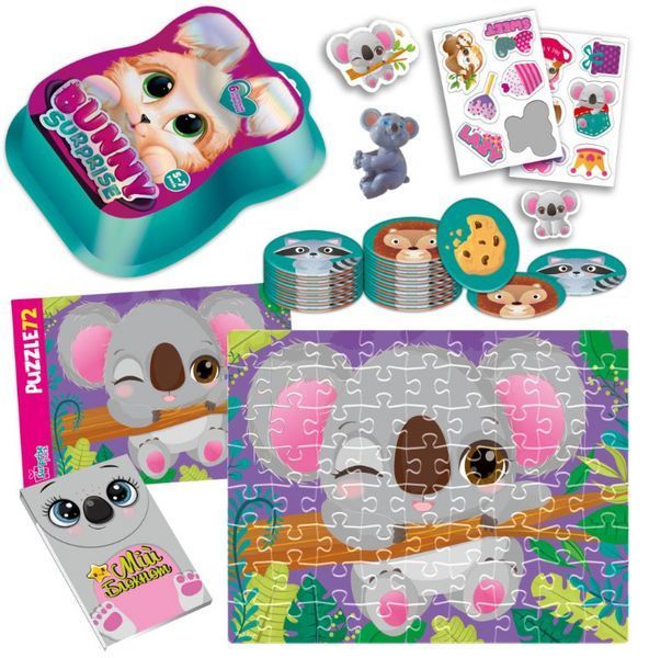 Набір для творчості Vladi Toys з сюрпризами "Bunny surprise. Темно-рожевий" (VT8080-12) &ndash; набір для дітей, що розвиває. VT8080-12 фото