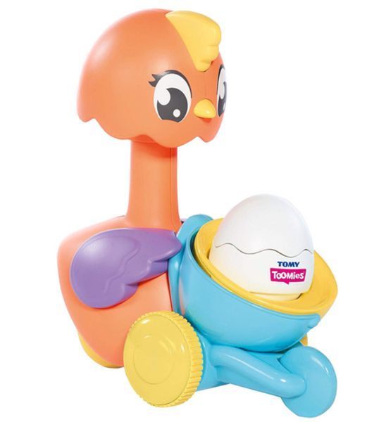 Игрушка-каталка Tomy "Наседка и цыплёнок" T72723C | Развивающая игрушка для детей 1-4 года T72723C фото