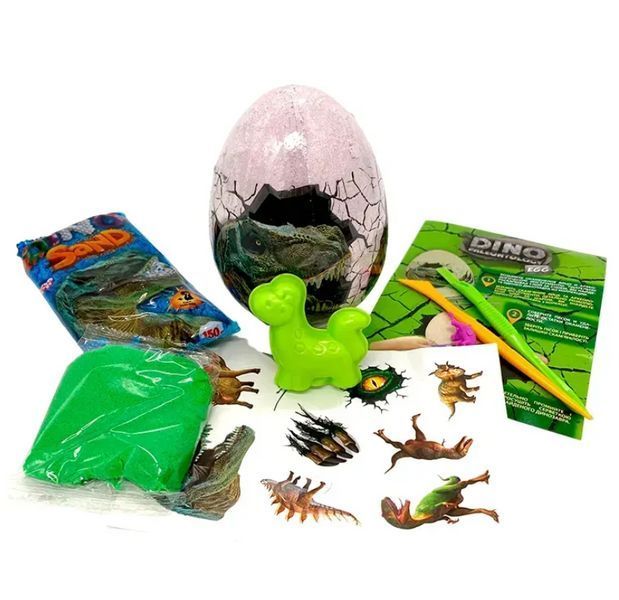 Дитячий набір для розкопок "DINO PALEONTOLOGY" DP-03-01 Danko Toys з сюрпризом та кінетичним піском DP-03-01 фото