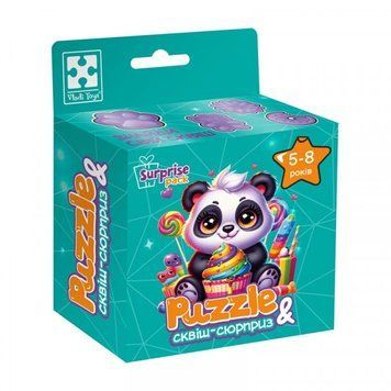 Пазлы Vladi Toys "Панда" с сквиш-сюрпризом VT8030-08 VT8030-08 фото