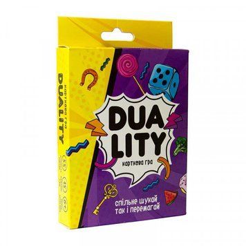 Настільна гра 30958 (укр) "Duality", в кор-ці 14,2-9.3-2.3см 30958 30958 фото