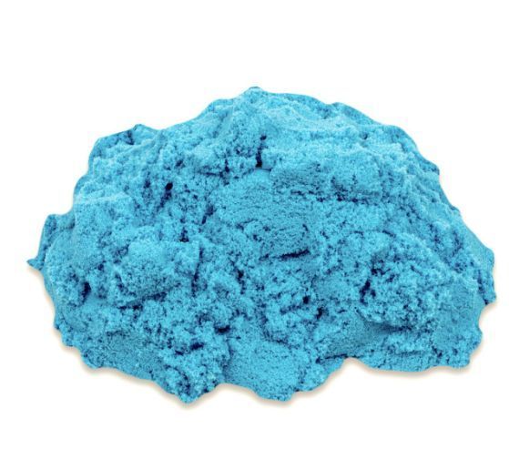 Кінетичний пісок Strateg Magic Sand блакитний 1 кг з формочками, набір для творчості 39404-3, 3+ 39404-3 фото