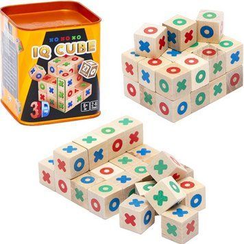 Настольная логическая игра IQ Cube G-IQC-01-01U Danko Toys для детей 6+ крестики-нолики G-IQC-01-01U фото