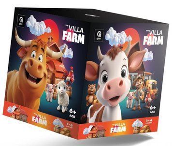 Гра настільна The Villa Farm QB701-006 qbee, ферма для дітей від 6 років, дерев'яна, українською QB701-006 фото