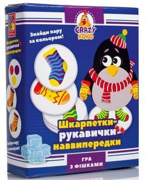 Настольная игра Vladi Toys Crazy Koko &laquo;Носки-перчатки&raquo; (VT8025-05) &ndash; развлекательная игра для детей 5&ndash;10 лет VT8025-05 фото