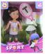 Лялька Mini Doll 12 см з ракеткою для тенісу, іграшка для дівчаток, розважальна, в коробці 13x15x5 см K899-36 фото 2