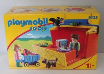 Конструктор Playmobil 9123 Переносний ринок червоний | Ігровий набір для дітей від 2 років 9123 фото