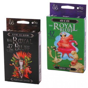 Настольная игра Danko Toys "The ROYAL BLUFF" функционируют не верит RBL-01-01U,RBL-01-02U RBL-01-01U,RBL-01-02U фото