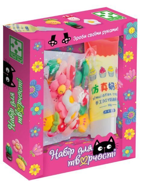 Набір для творчості Vladi Toys Клей з кабашонами Грибочки мікс VT4600-05, декор для дітей VT4600-05 фото