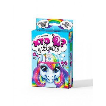 Настольная игра Danko Toys викторина "Кто Я? Unicorn" для детей HIM-05-01U HIM-05-01U фото
