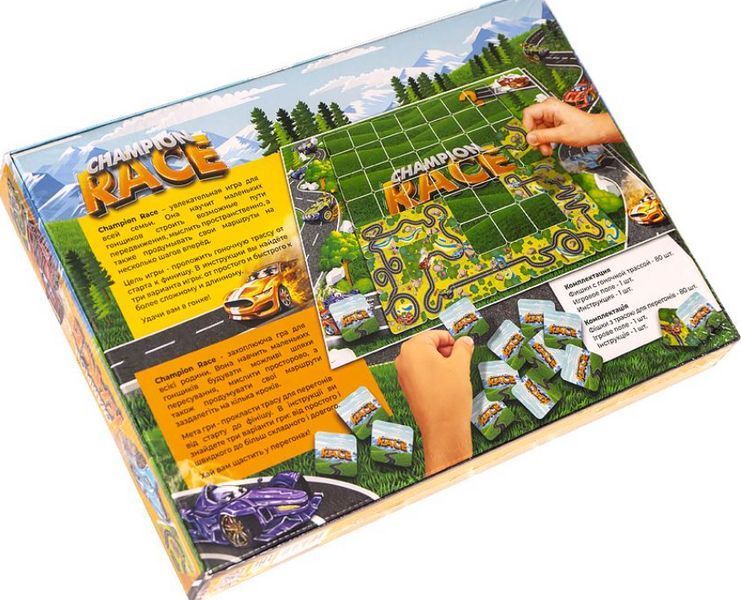 Настільна гра Champion Race G-CR-01-01 Danko Toys для дітей та всієї родини від 4 років G-CR-01-01 фото